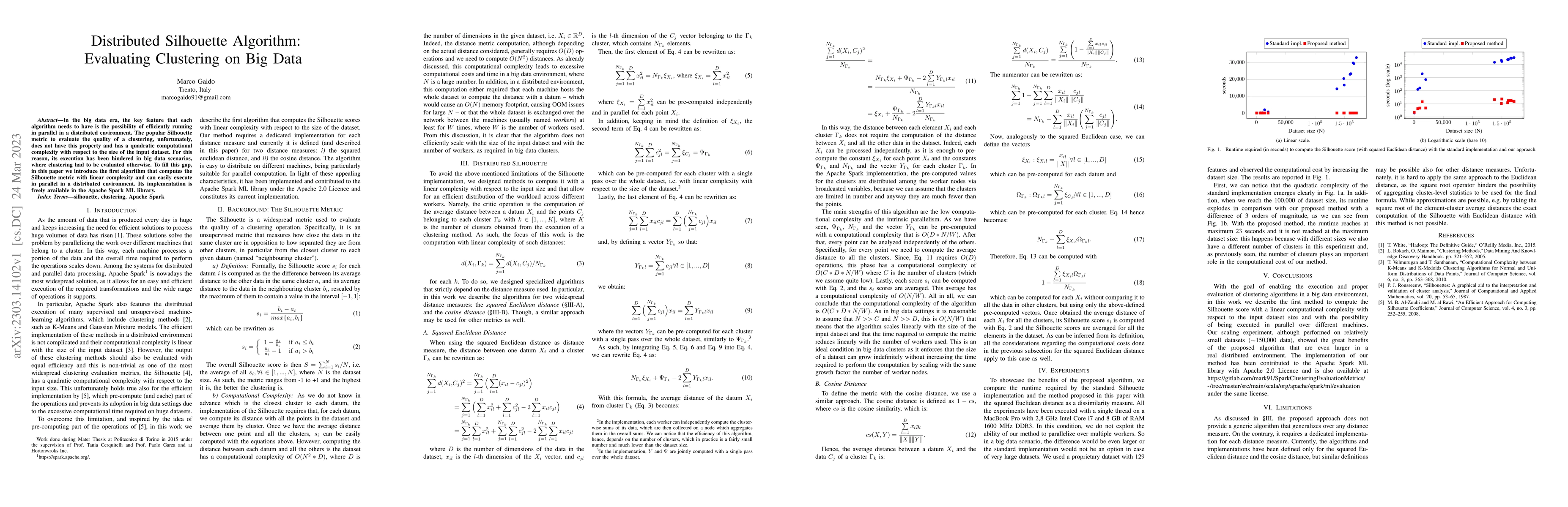 Thumbnail for Distributed Silhouette Algorithm: Evaluating Clustering on Big Data