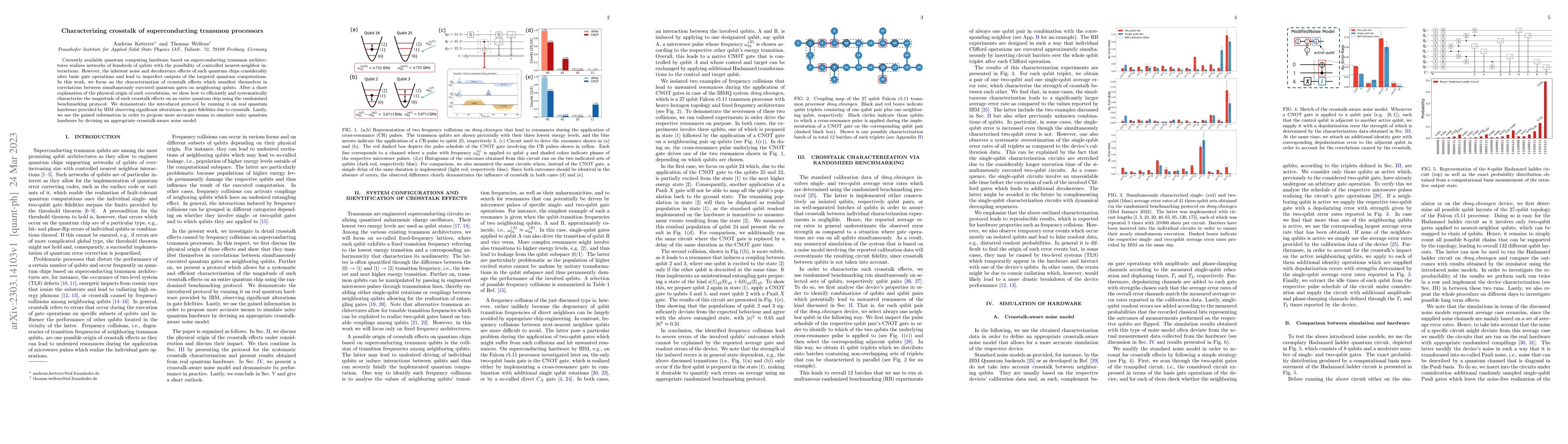 Thumbnail for Characterizing crosstalk of superconducting transmon processors