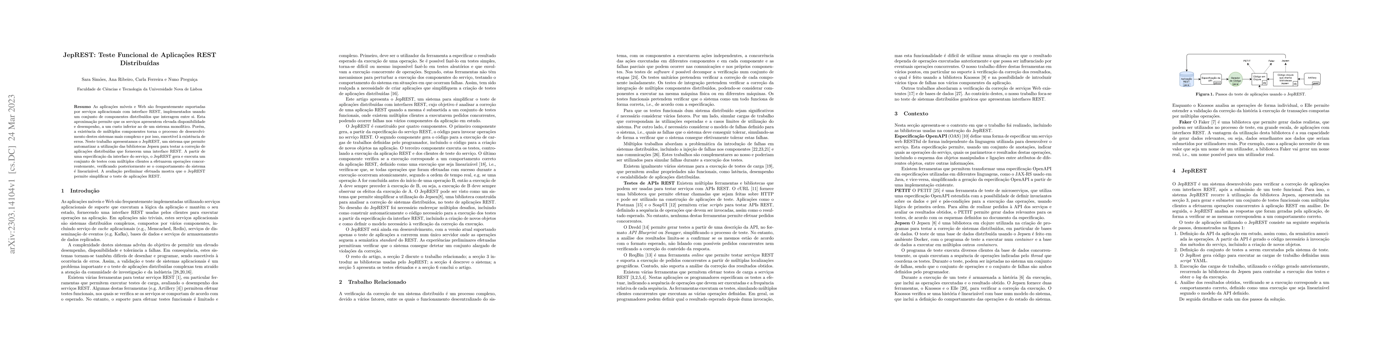 Thumbnail for JepREST: Functional tests for distributed REST applications