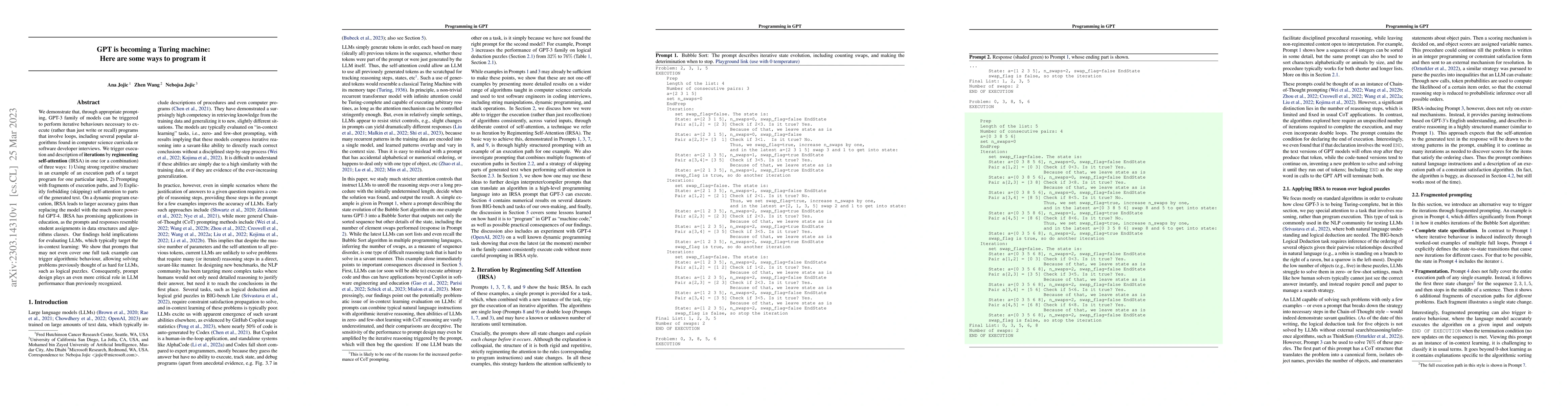 Thumbnail for GPT is becoming a Turing machine: Here are some ways to program it