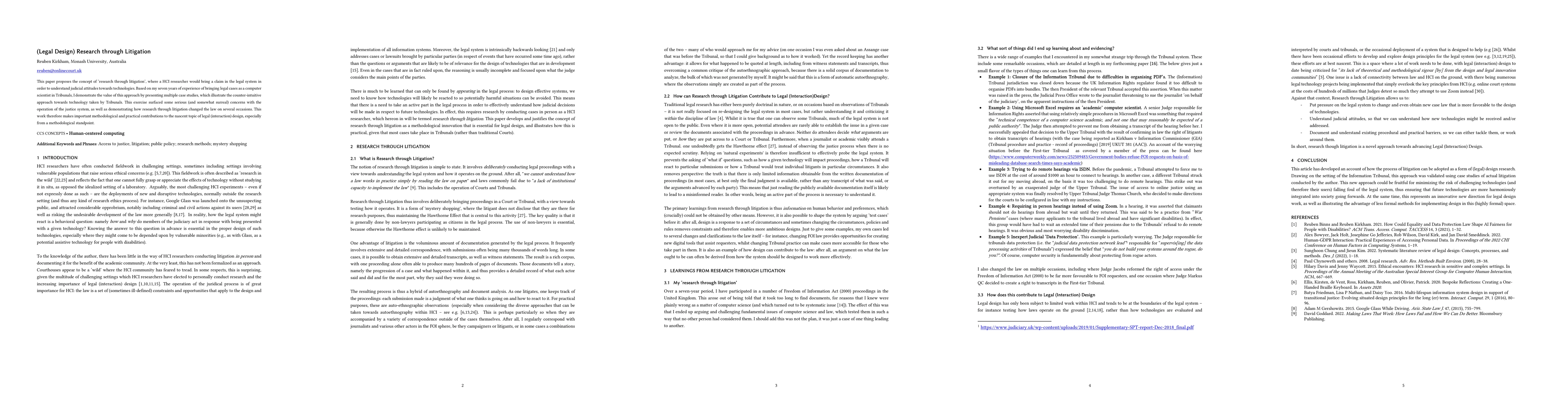 Thumbnail for (Legal Design) Research through Litigation