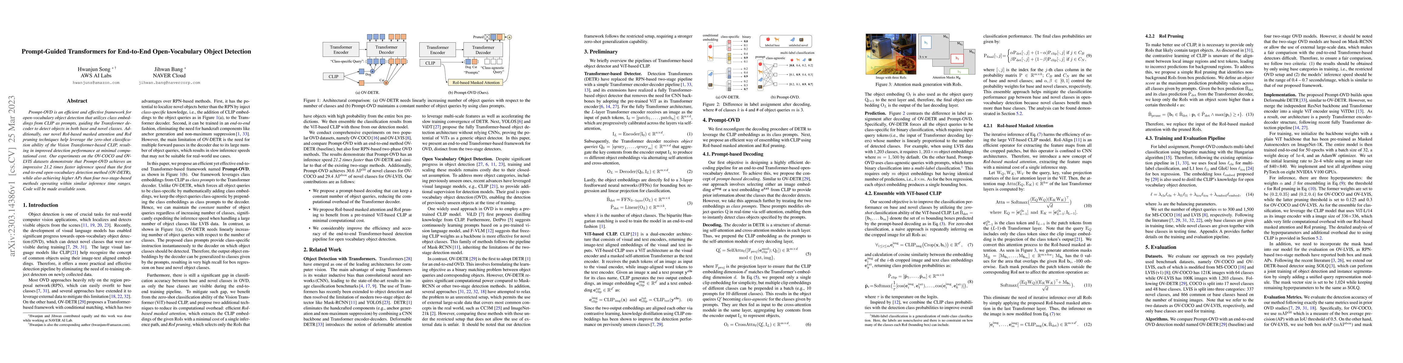 Thumbnail for Prompt-Guided Transformers for End-to-End Open-Vocabulary Object
  Detection