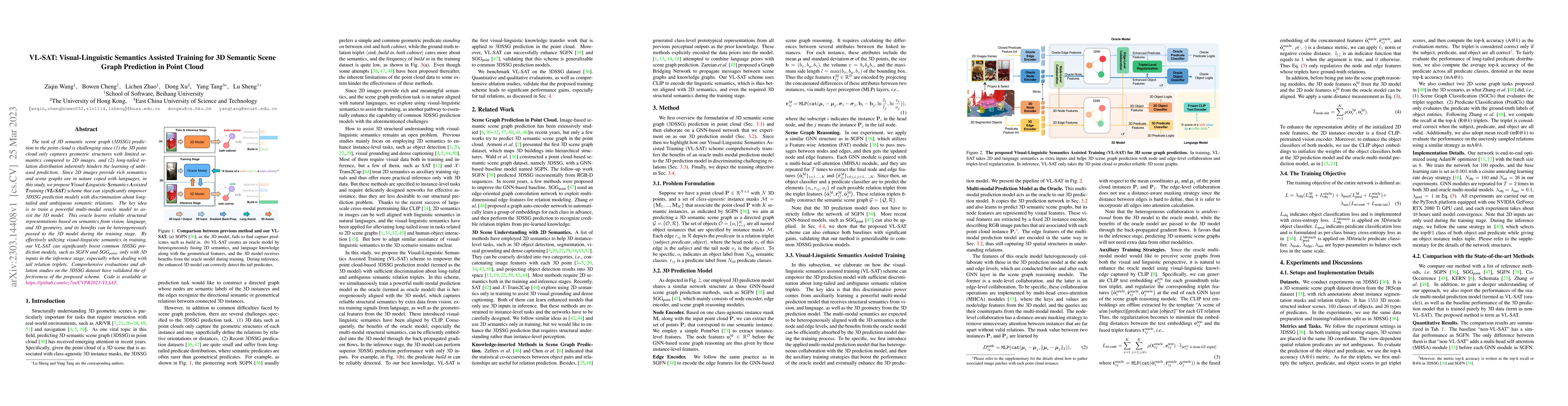 Thumbnail for VL-SAT: Visual-Linguistic Semantics Assisted Training for 3D Semantic
  Scene Graph Prediction in Point Cloud