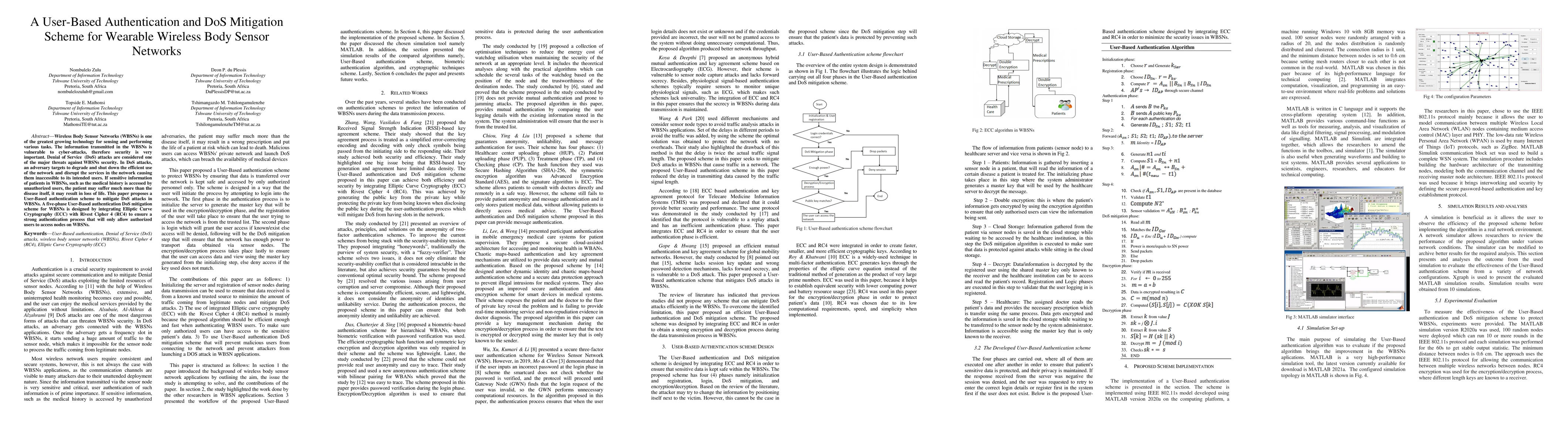 Thumbnail for A User-Based Authentication and DoS Mitigation Scheme for Wearable
  Wireless Body Sensor Networks