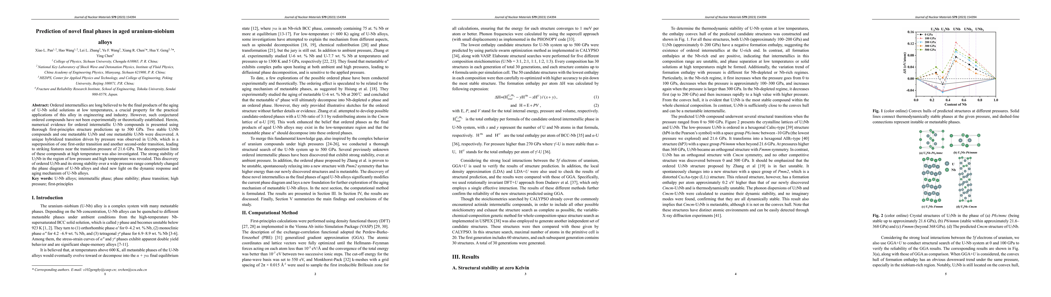 Thumbnail for Prediction of novel final phases in aged uranium-niobium alloys