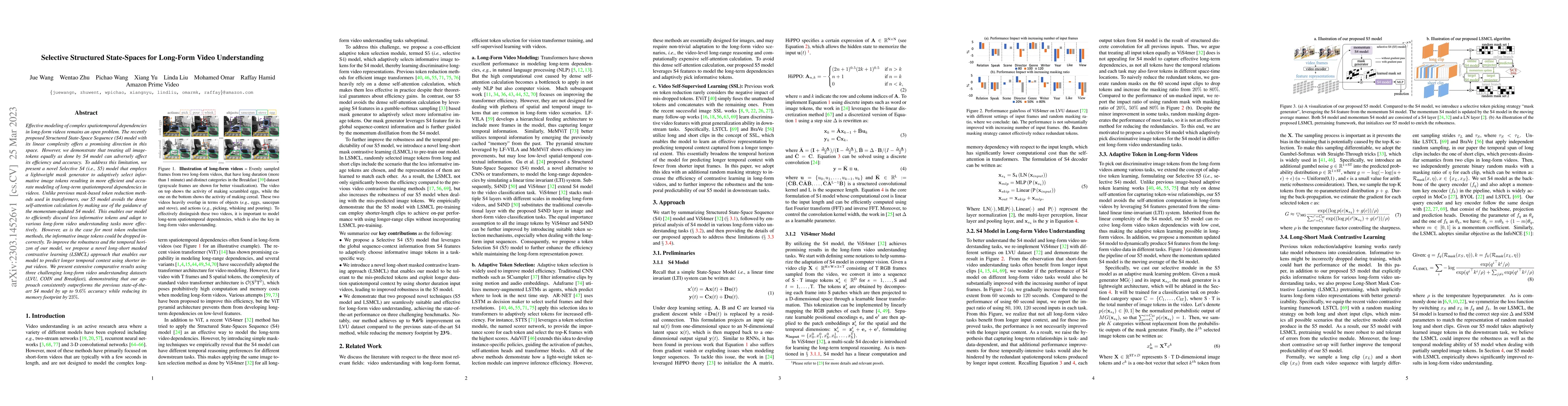 Thumbnail for Selective Structured State-Spaces for Long-Form Video Understanding