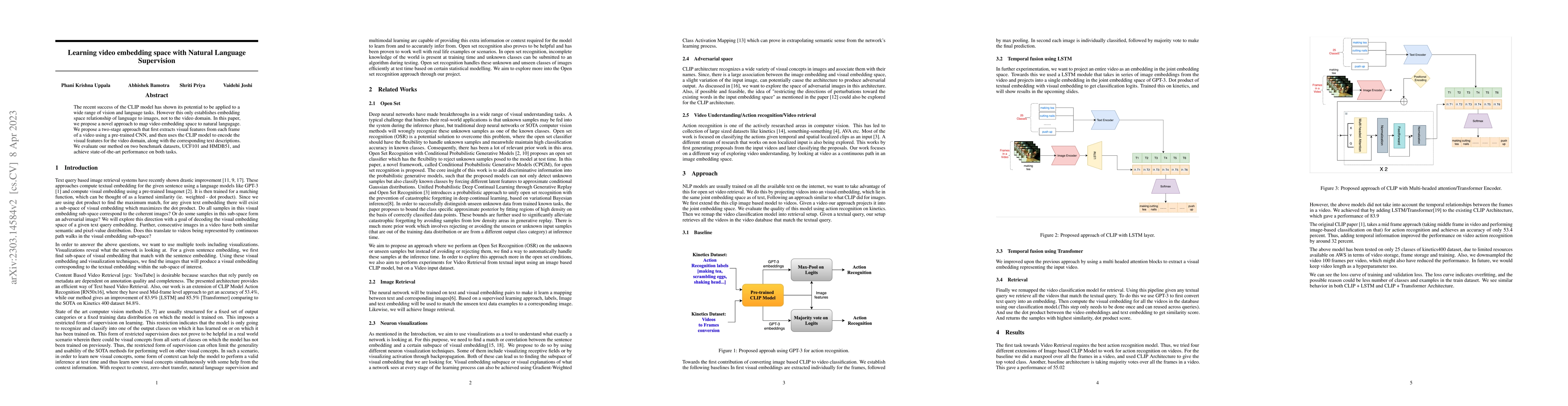Thumbnail for Learning video embedding space with Natural Language Supervision