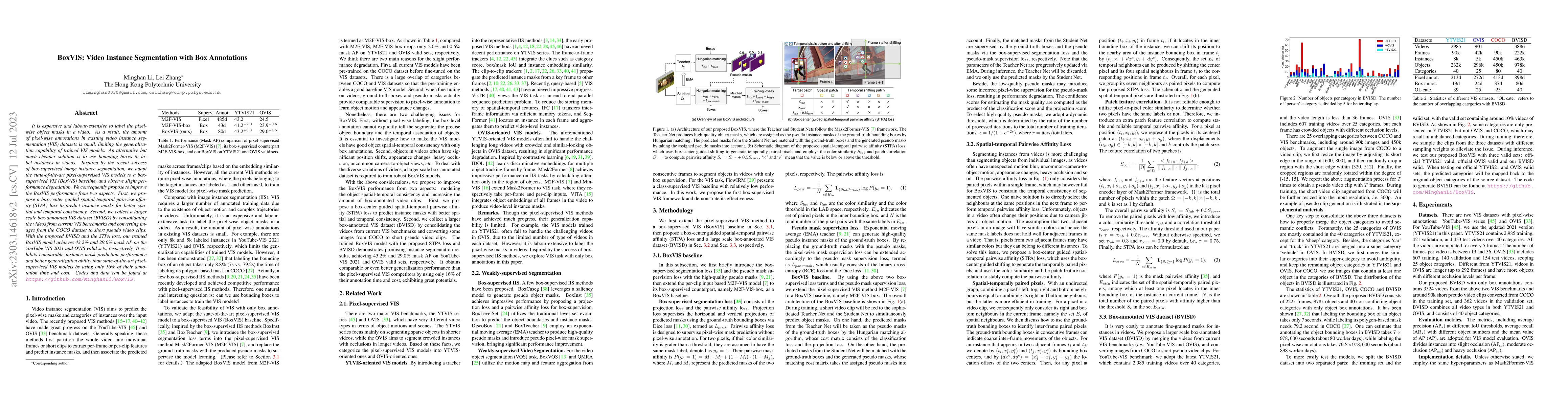 Thumbnail for BoxVIS: Video Instance Segmentation with Box Annotations