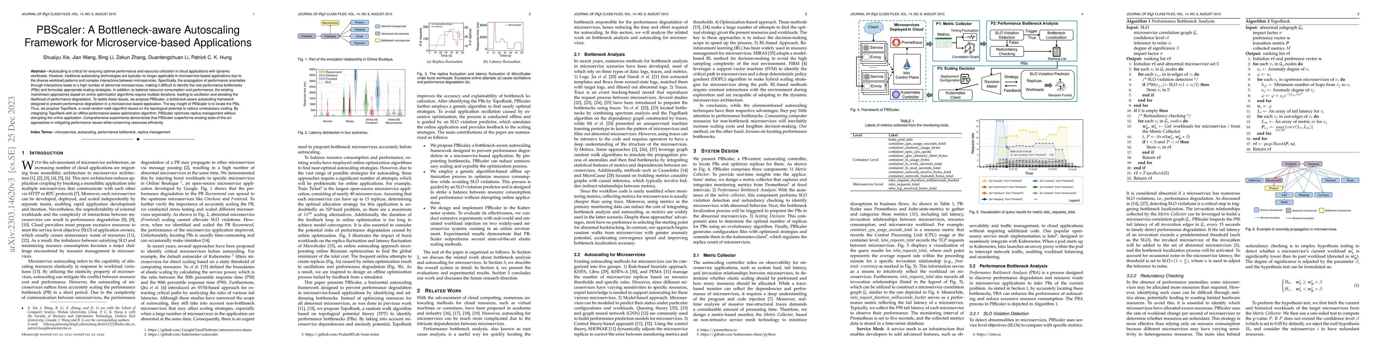 Thumbnail for PBScaler: A Bottleneck-aware Autoscaling Framework for
  Microservice-based Applications