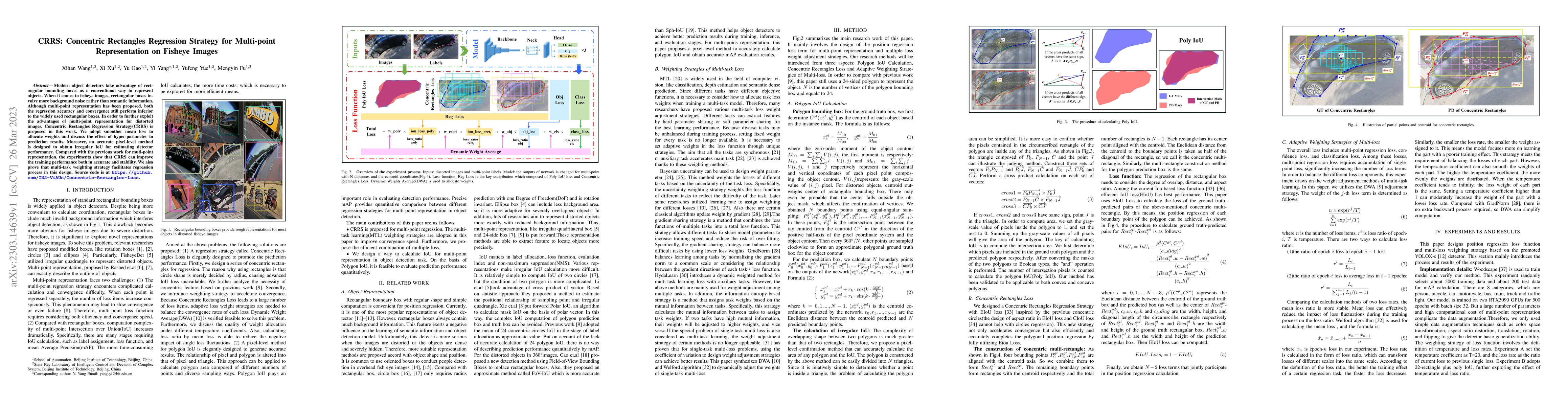 Thumbnail for CRRS: Concentric Rectangles Regression Strategy for Multi-point
  Representation on Fisheye Images