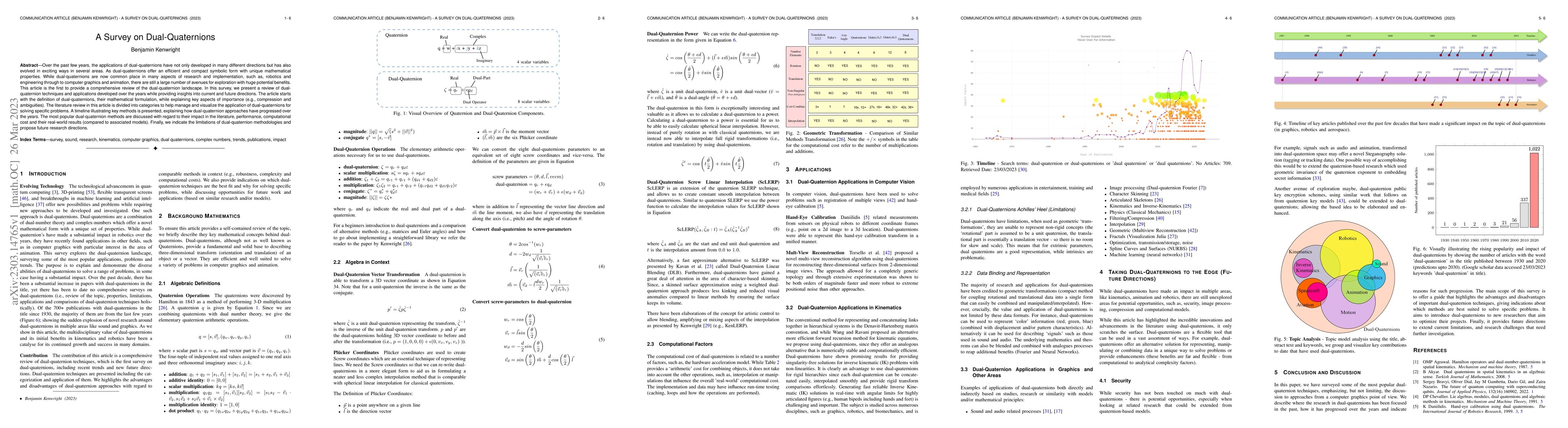Thumbnail for A Survey on Dual-Quaternions