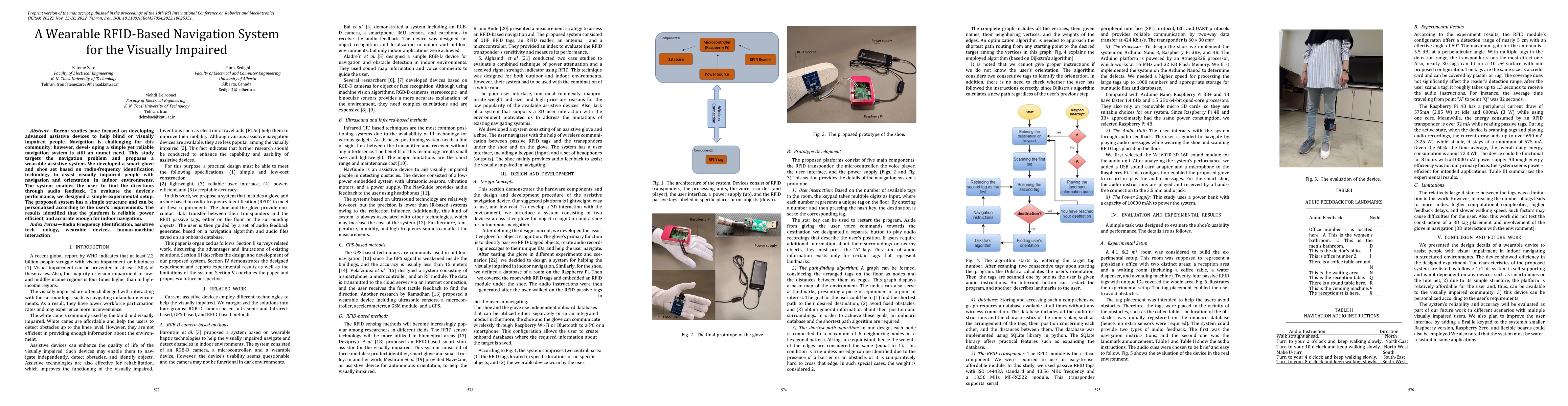 Thumbnail for A Wearable RFID-Based Navigation System for the Visually Impaired