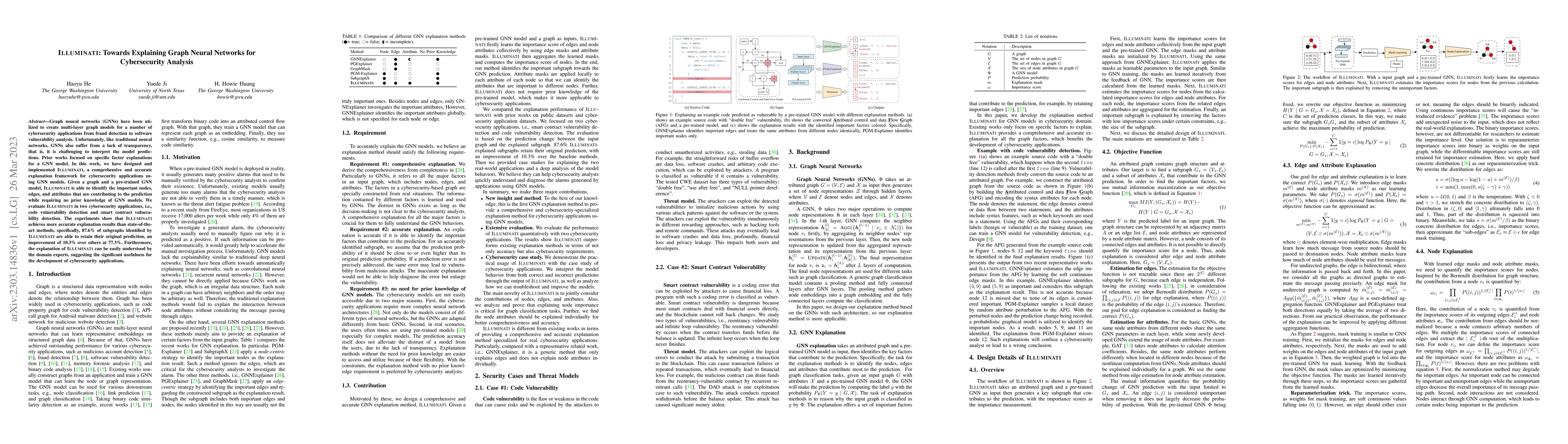 Thumbnail for Illuminati: Towards Explaining Graph Neural Networks for Cybersecurity
  Analysis