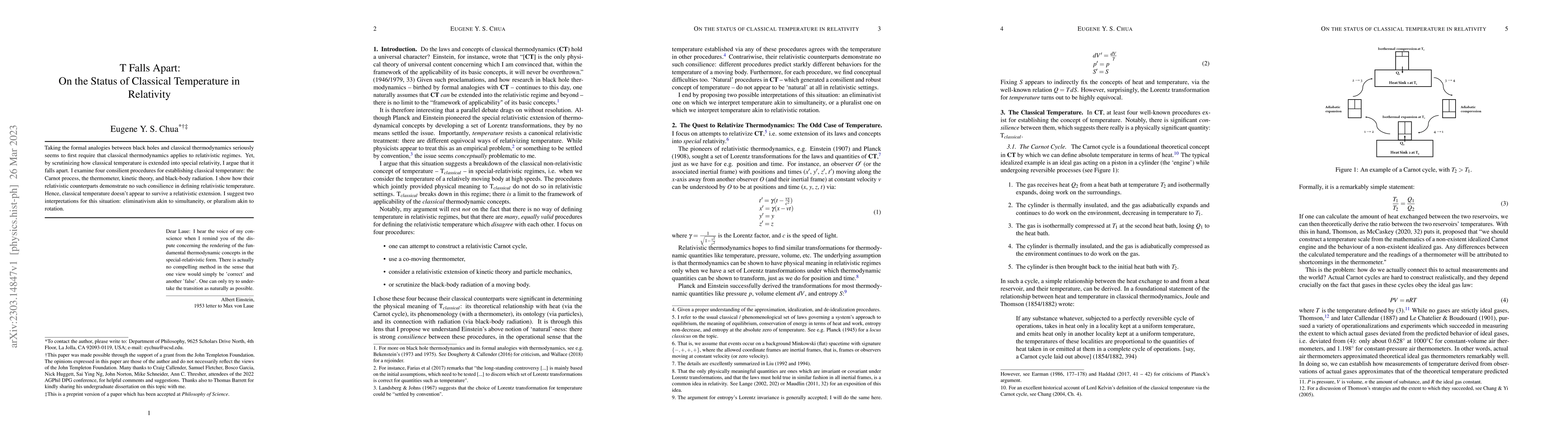 Thumbnail for T Falls Apart: On the Status of Classical Temperature in Relativity
