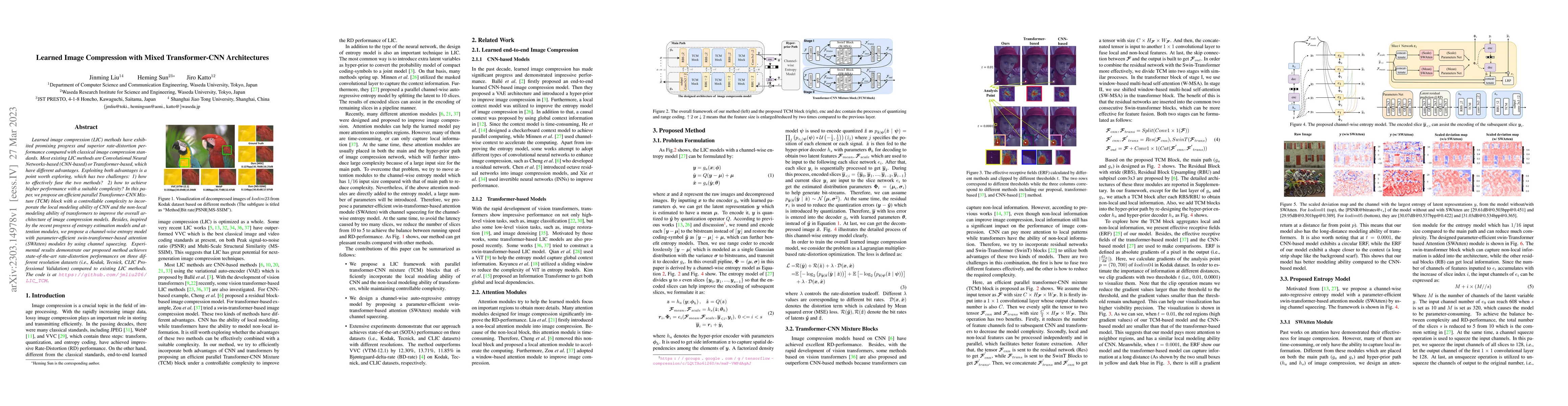 Thumbnail for Learned Image Compression with Mixed Transformer-CNN Architectures
