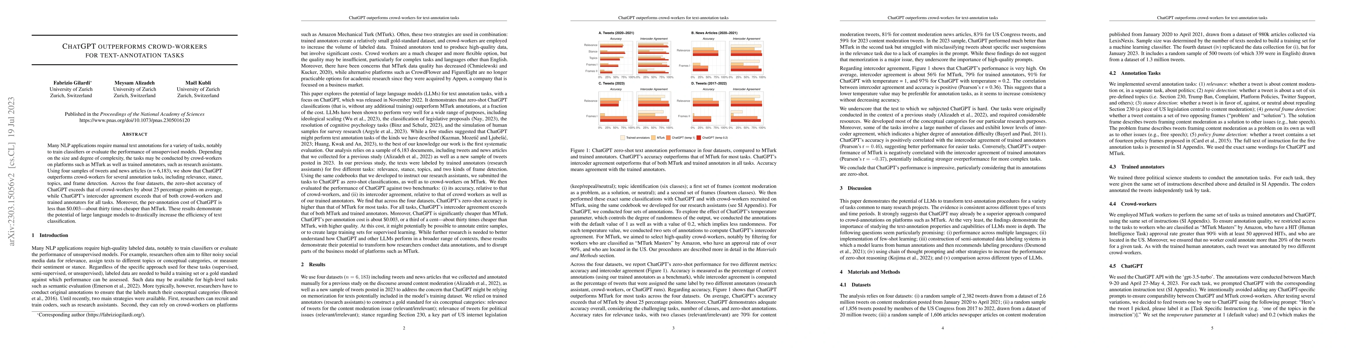 Thumbnail for ChatGPT Outperforms Crowd-Workers for Text-Annotation Tasks