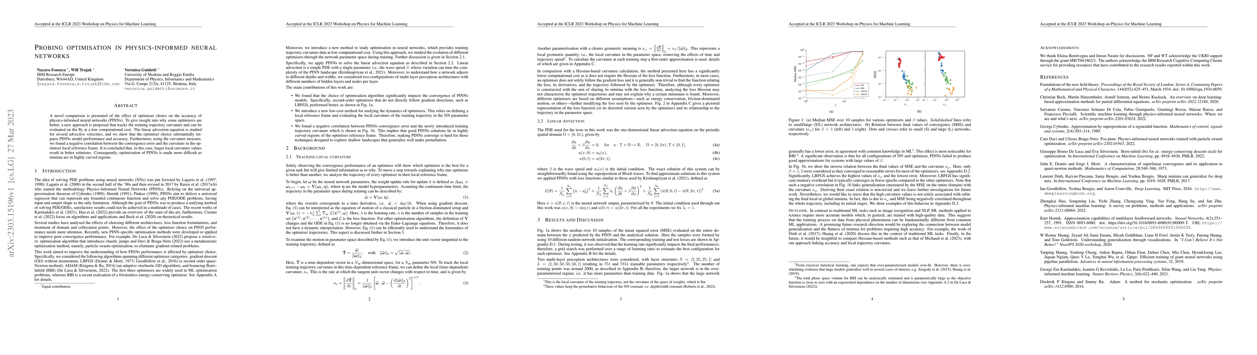 Thumbnail for Probing optimisation in physics-informed neural networks