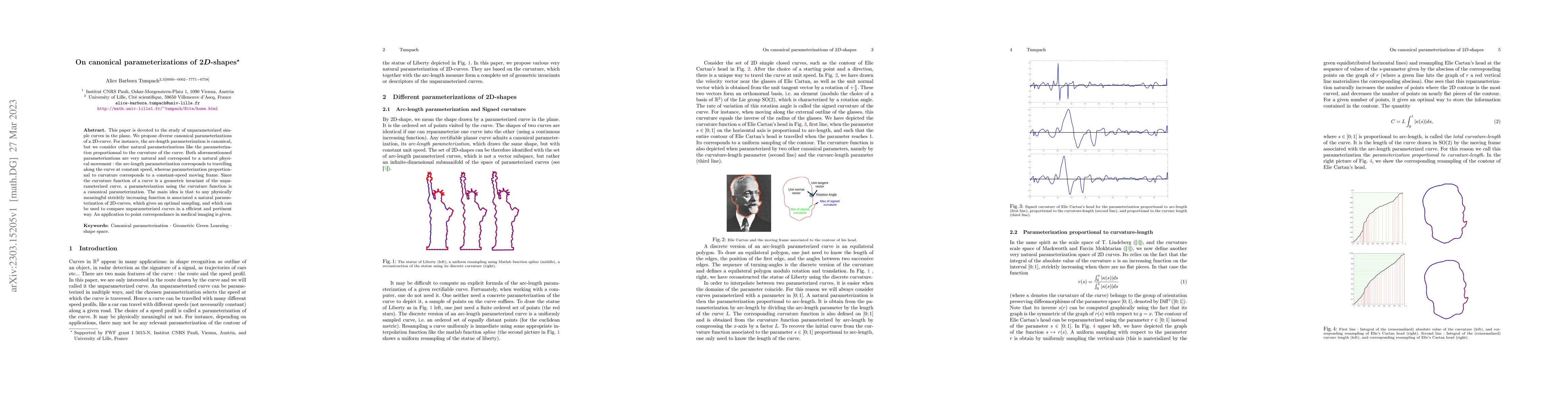 Thumbnail for On canonical parameterizations of 2D-shapes