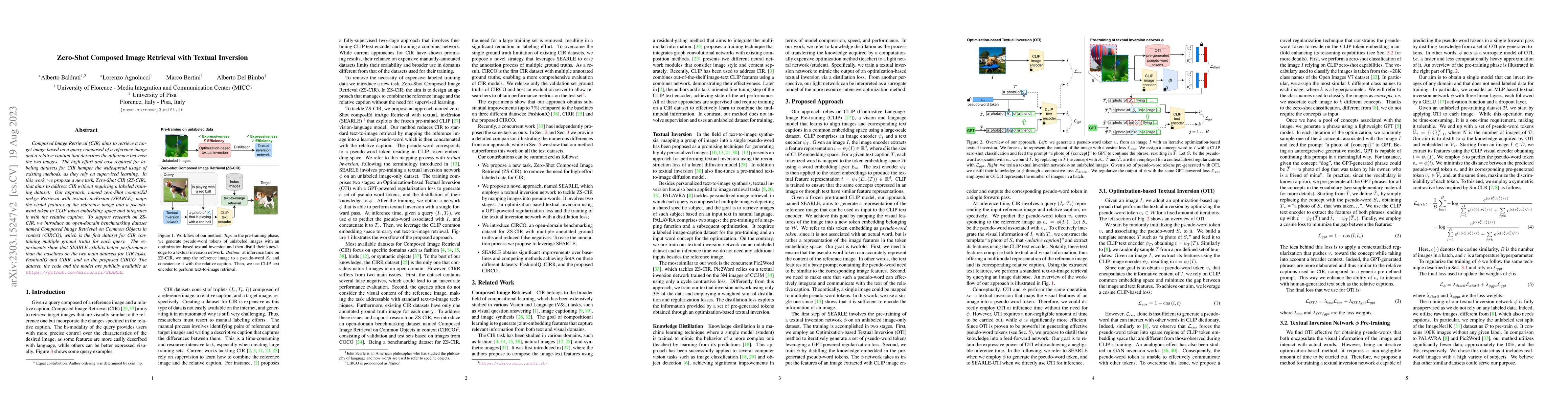 Thumbnail for Zero-Shot Composed Image Retrieval with Textual Inversion