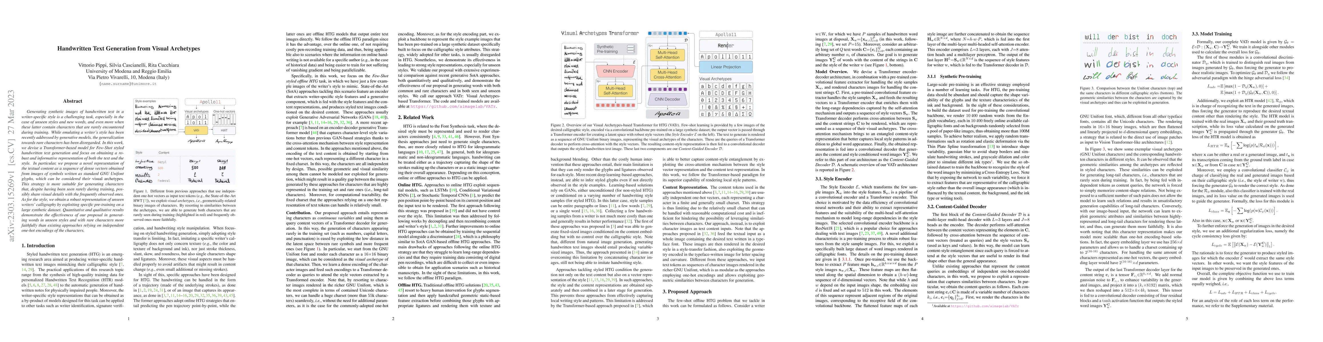 Thumbnail for Handwritten Text Generation from Visual Archetypes
