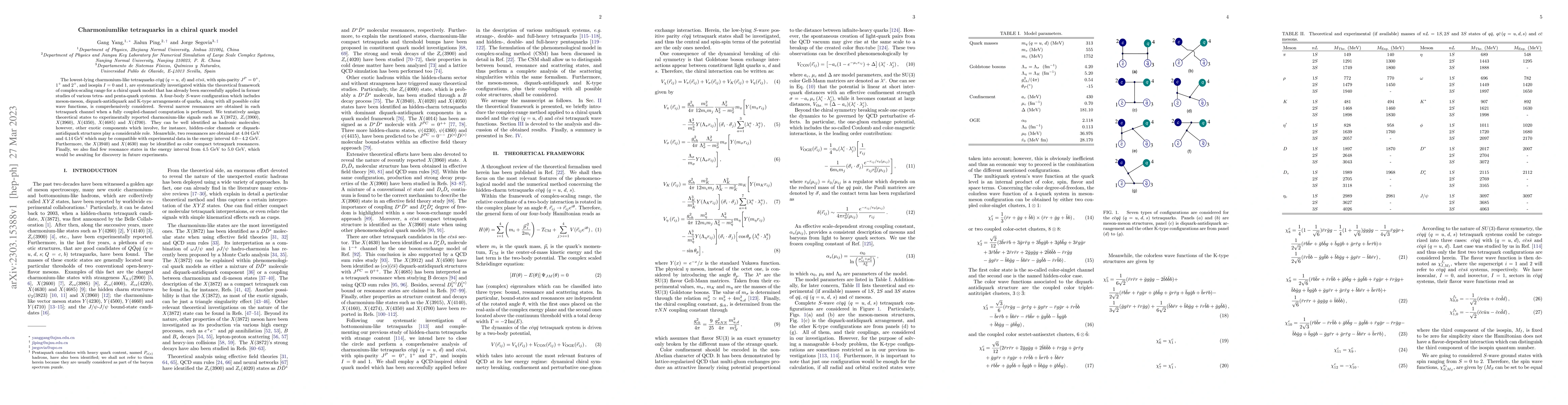 Thumbnail for Charmoniumlike tetraquarks in a chiral quark model