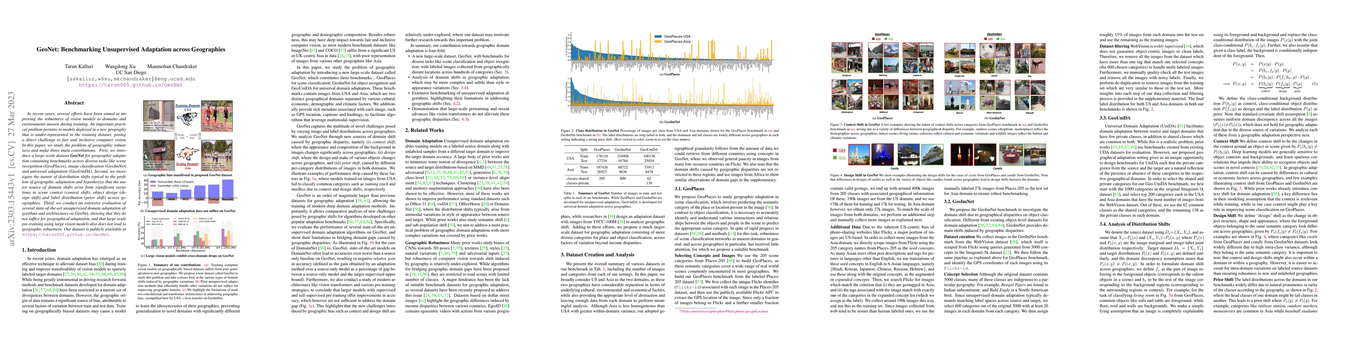 Thumbnail for GeoNet: Benchmarking Unsupervised Adaptation across Geographies