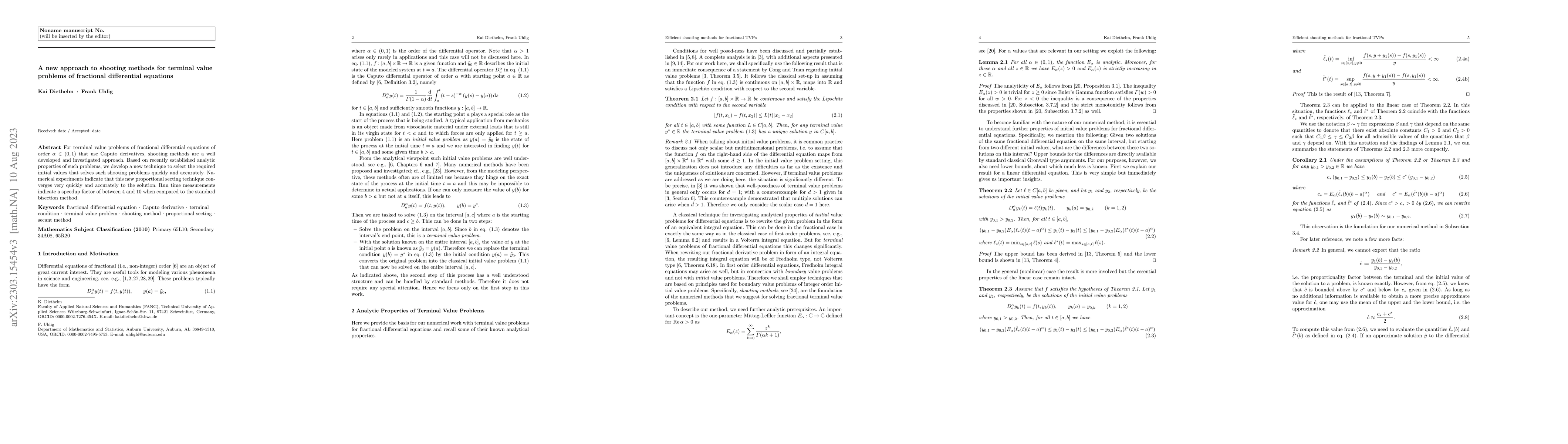 Thumbnail for A new approach to shooting methods for terminal value problems of
  fractional differential equations