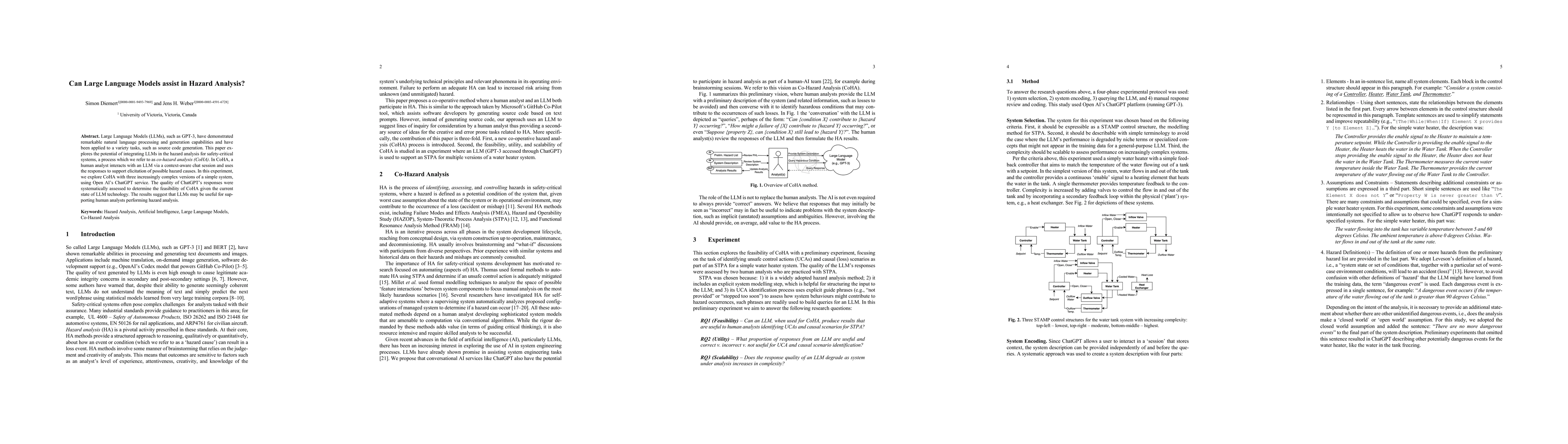 Thumbnail for Can Large Language Models assist in Hazard Analysis?