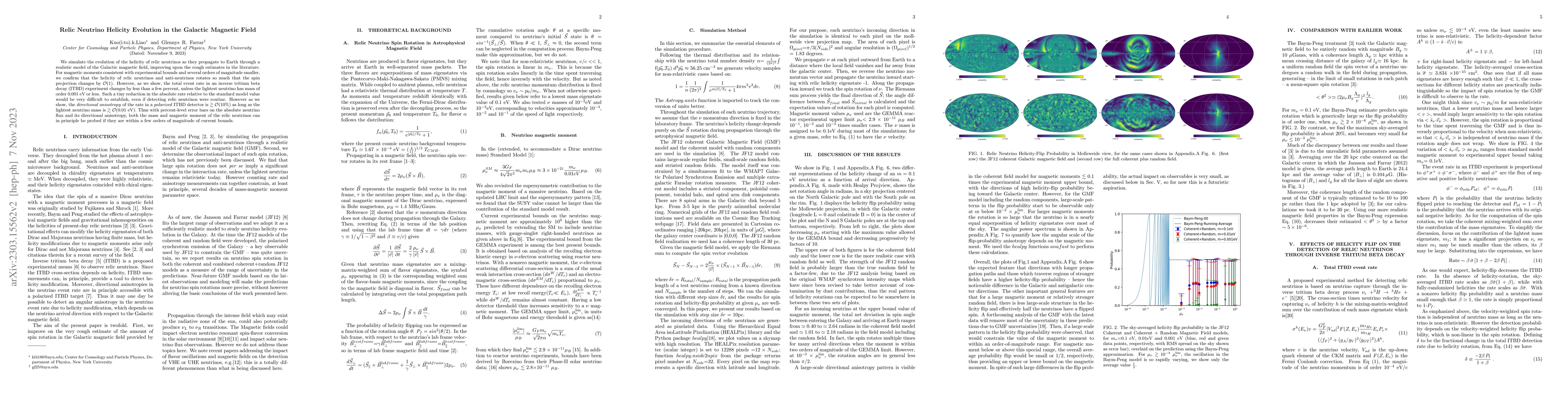 Thumbnail for Relic Neutrino Helicity Evolution in Galactic Magnetic Field and Its
  Implications