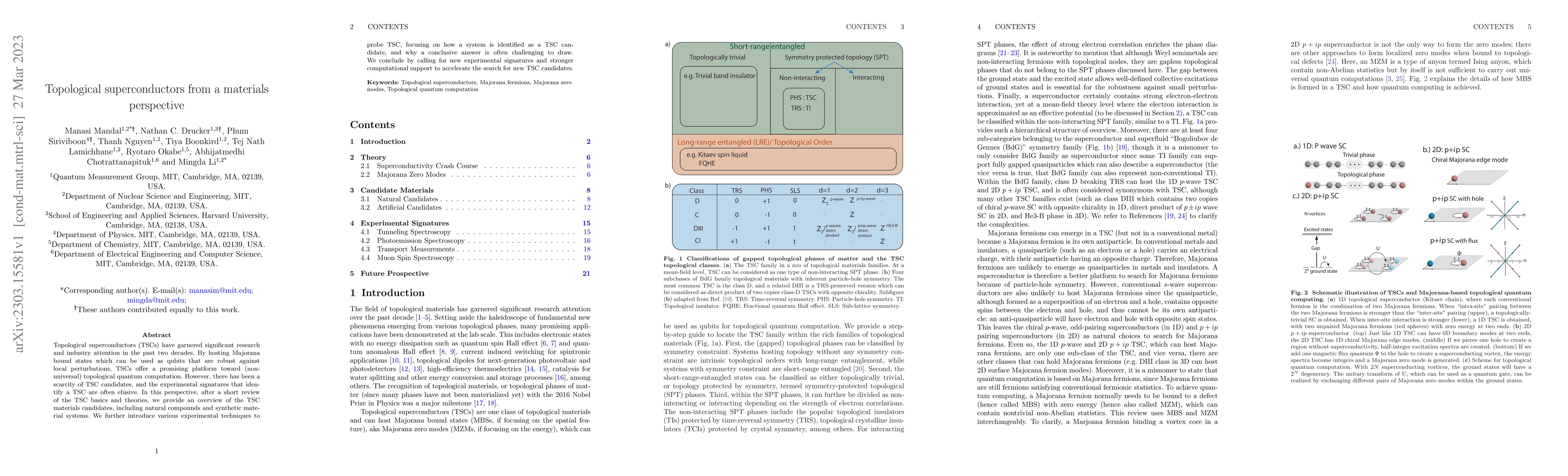 Thumbnail for Topological superconductors from a materials perspective