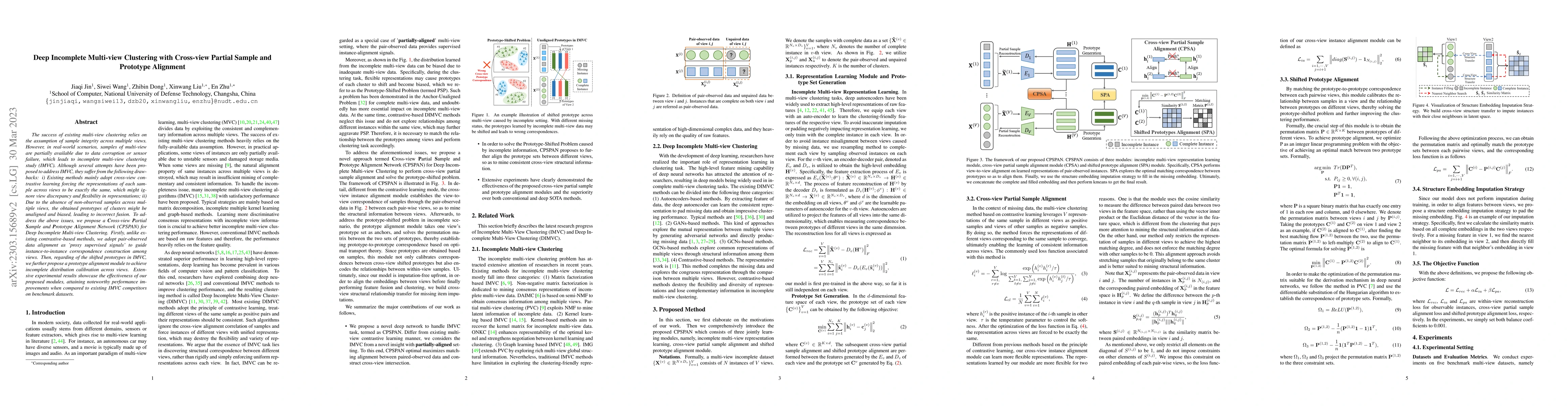 Thumbnail for Deep Incomplete Multi-view Clustering with Cross-view Partial Sample and
  Prototype Alignment