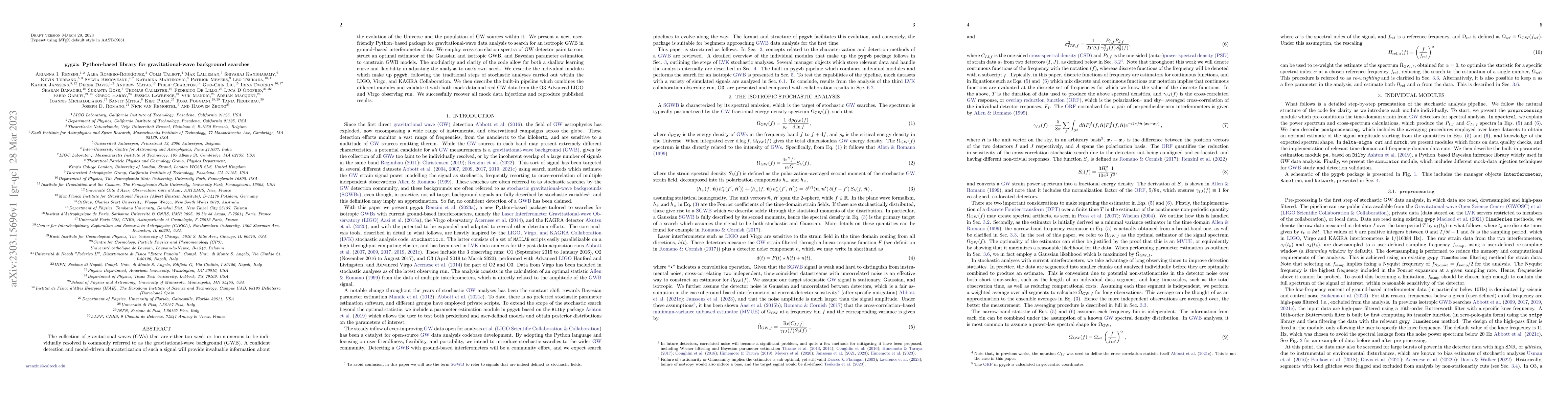 Thumbnail for pygwb: Python-based library for gravitational-wave background searches
