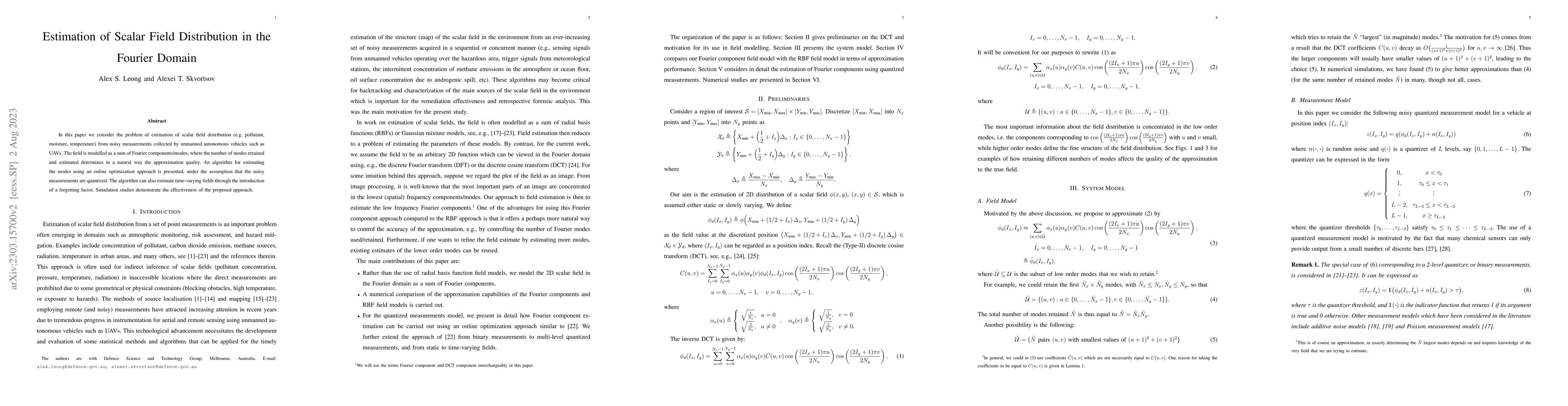 Thumbnail for Estimation of Scalar Field Distribution in the Fourier Domain