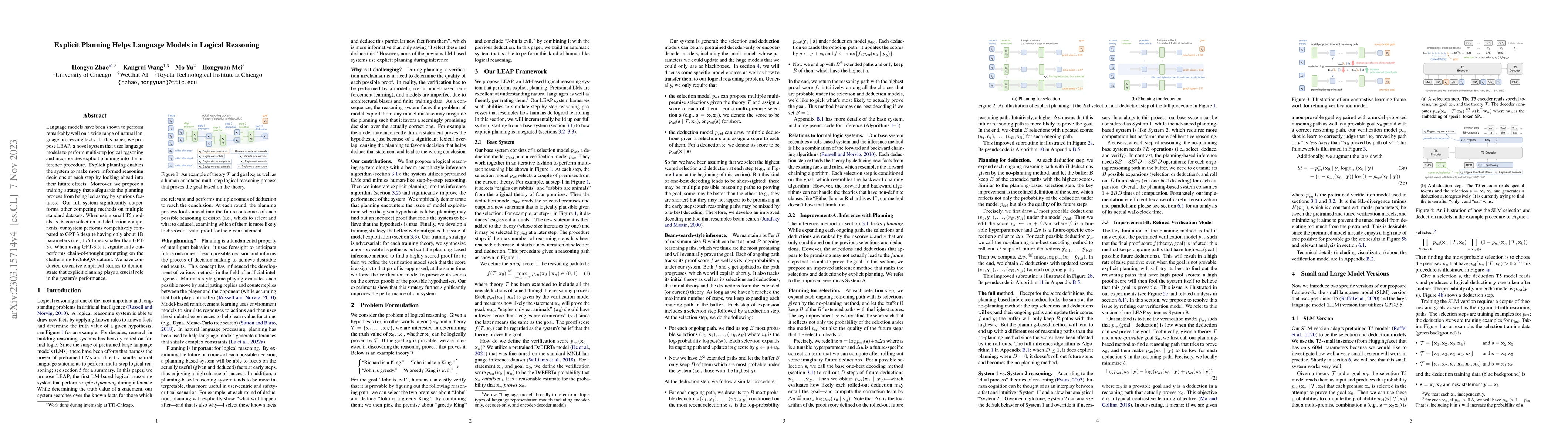 Thumbnail for Explicit Planning Helps Language Models in Logical Reasoning