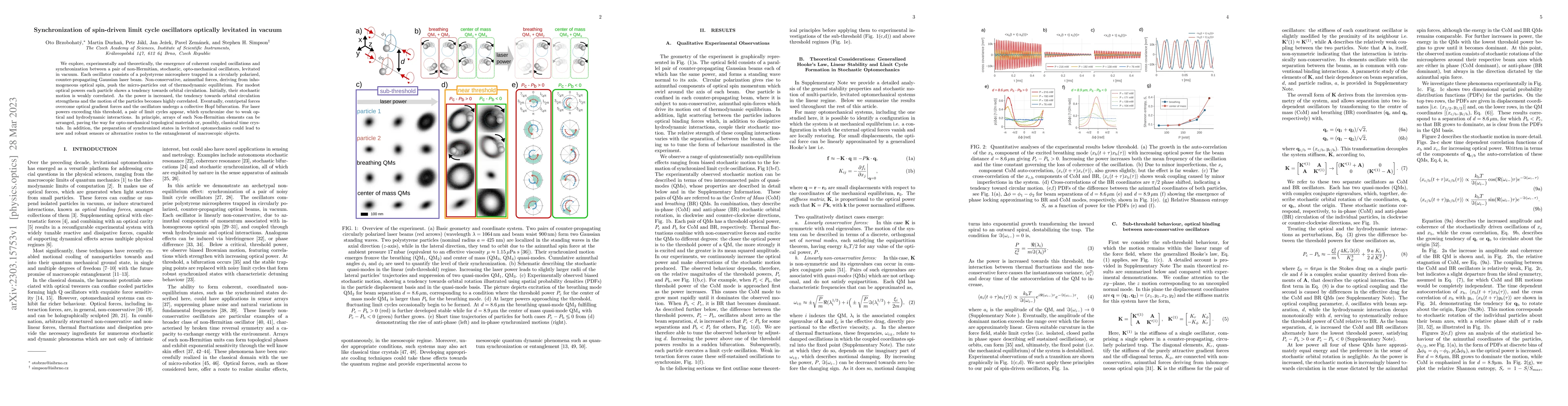 Thumbnail for Synchronization of spin-driven limit cycle oscillators optically
  levitated in vacuum