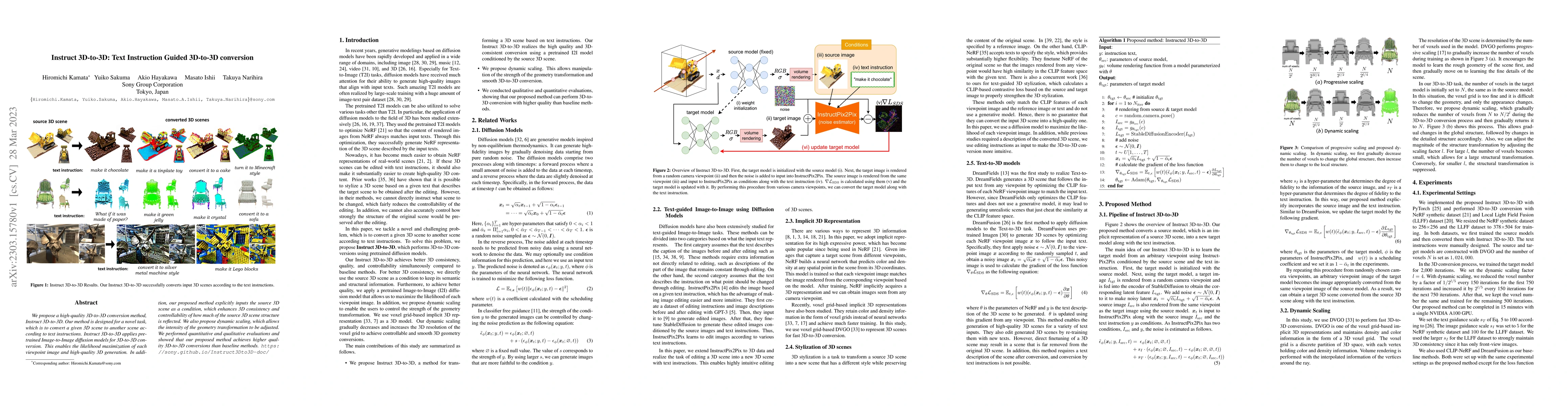 Thumbnail for Instruct 3D-to-3D: Text Instruction Guided 3D-to-3D conversion