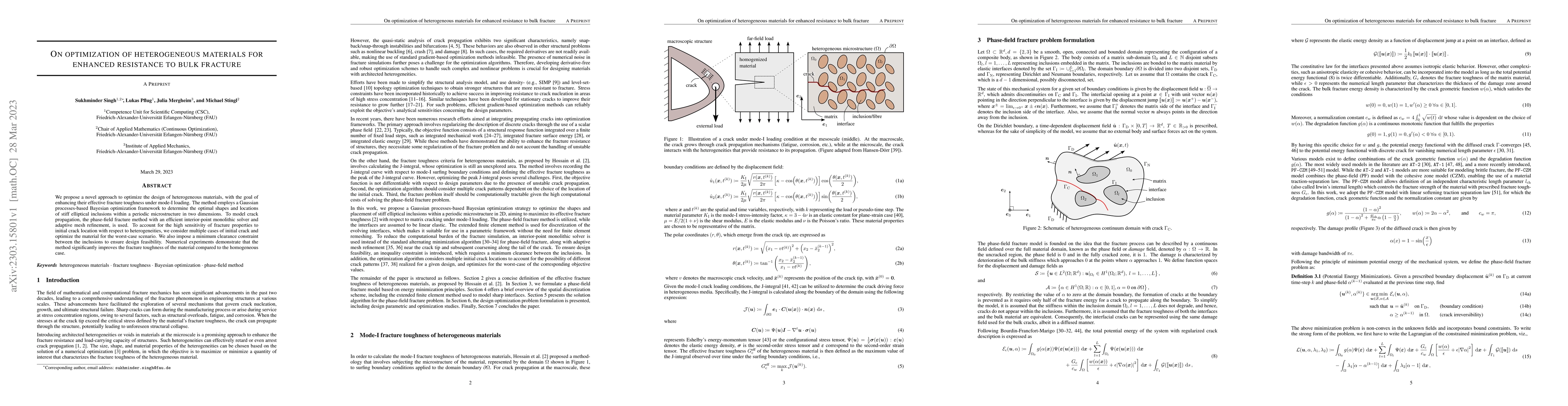 Thumbnail for On optimization of heterogeneous materials for enhanced resistance to
  bulk fracture