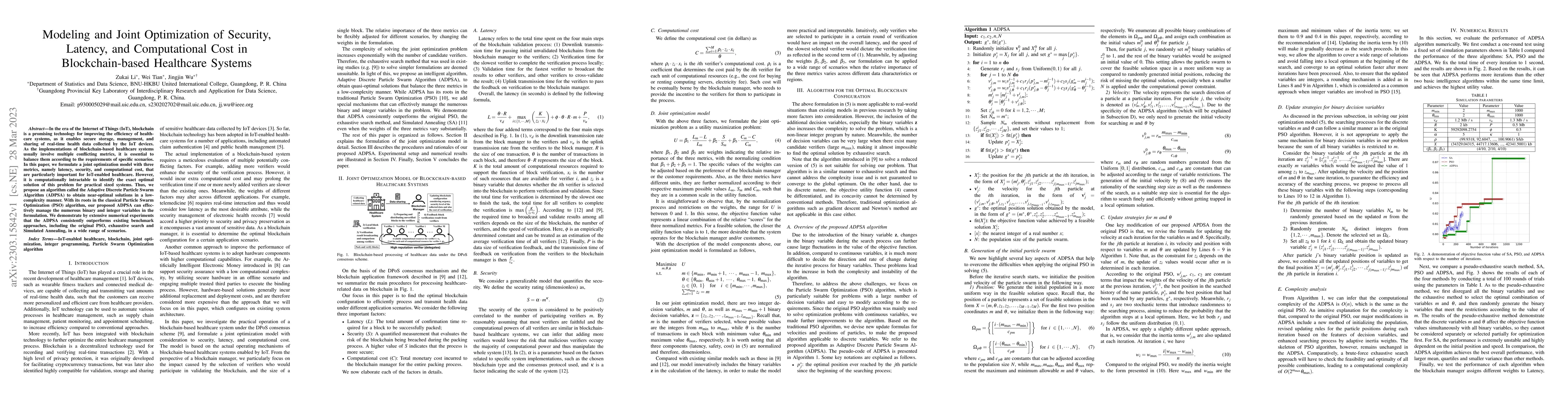 Thumbnail for Modeling and Joint Optimization of Security, Latency, and Computational
  Cost in Blockchain-based Healthcare Systems