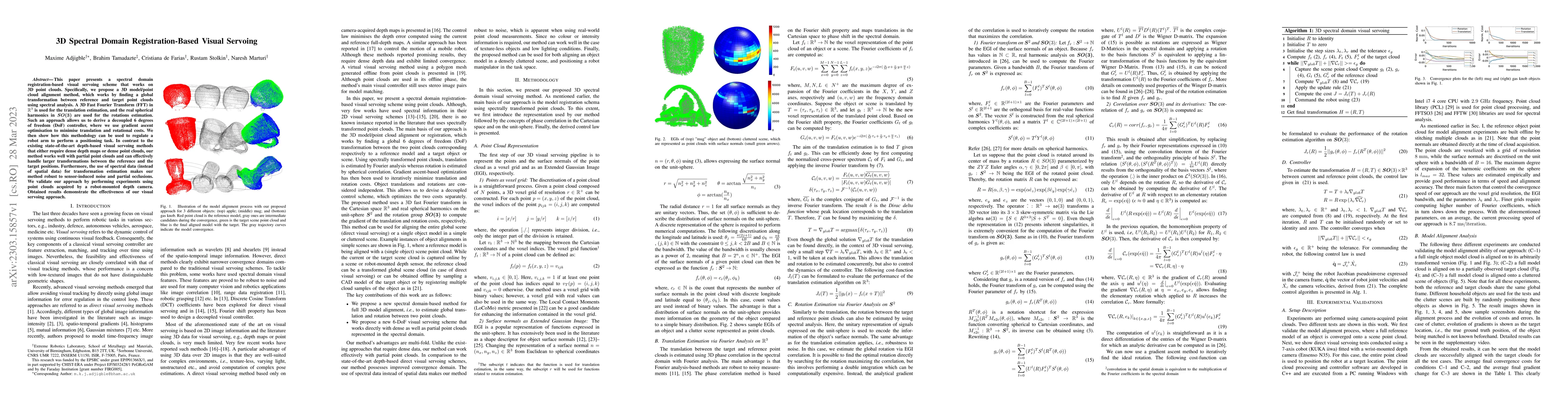 Thumbnail for 3D Spectral Domain Registration-Based Visual Servoing