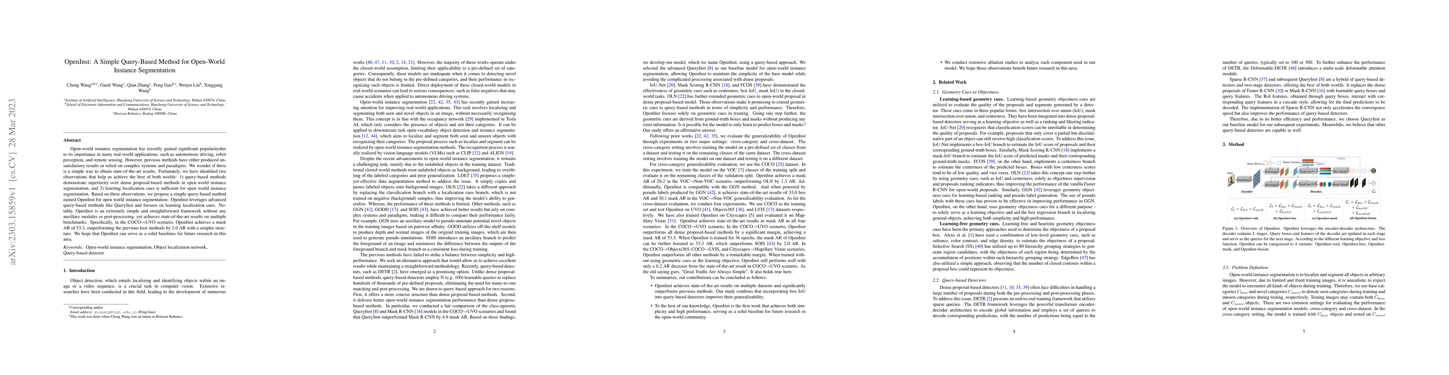 Thumbnail for OpenInst: A Simple Query-Based Method for Open-World Instance
  Segmentation