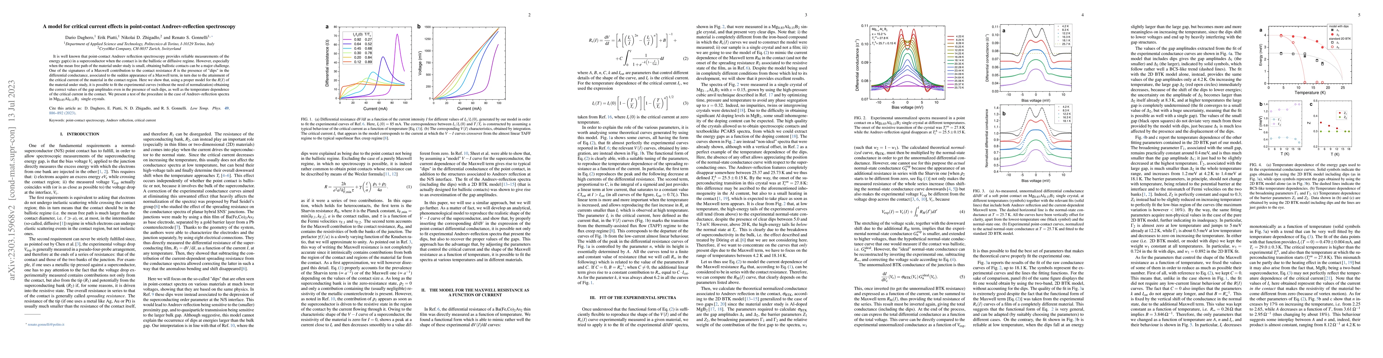 Thumbnail for A model for critical current effects in point-contact Andreev-reflection
  spectroscopy