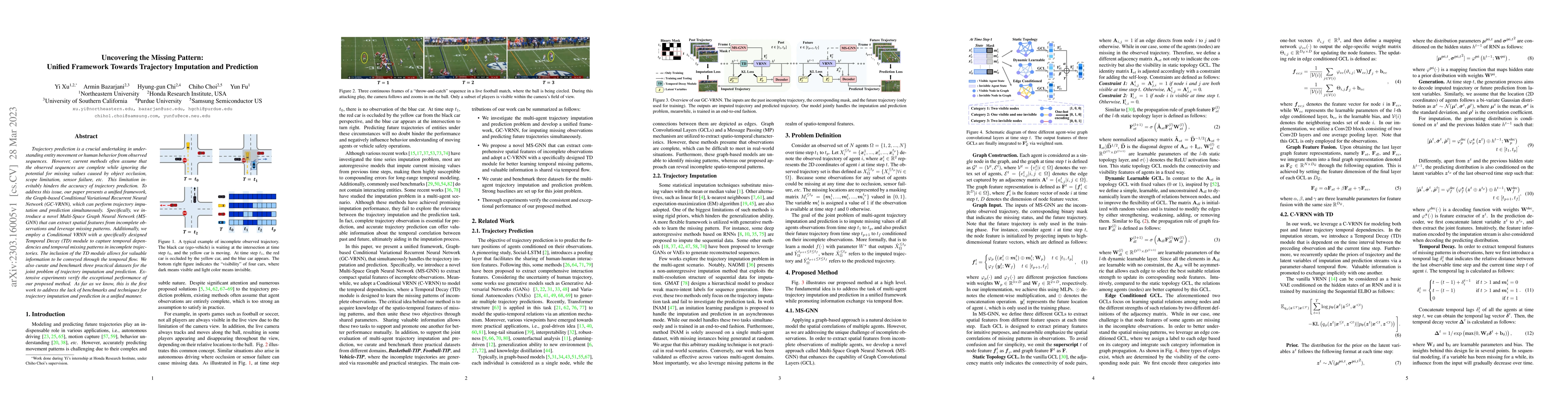 Thumbnail for Uncovering the Missing Pattern: Unified Framework Towards Trajectory
  Imputation and Prediction