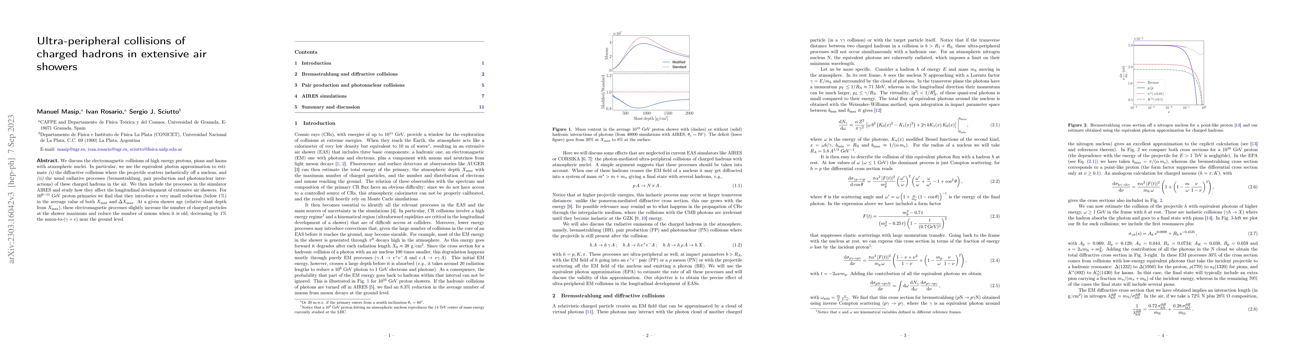 Thumbnail for Ultra-peripheral collisions of charged hadrons in extensive air showers