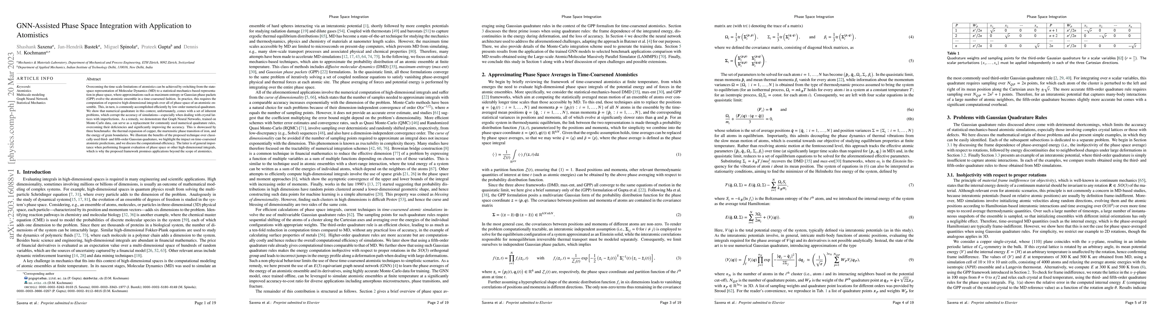 Thumbnail for GNN-Assisted Phase Space Integration with Application to Atomistics
