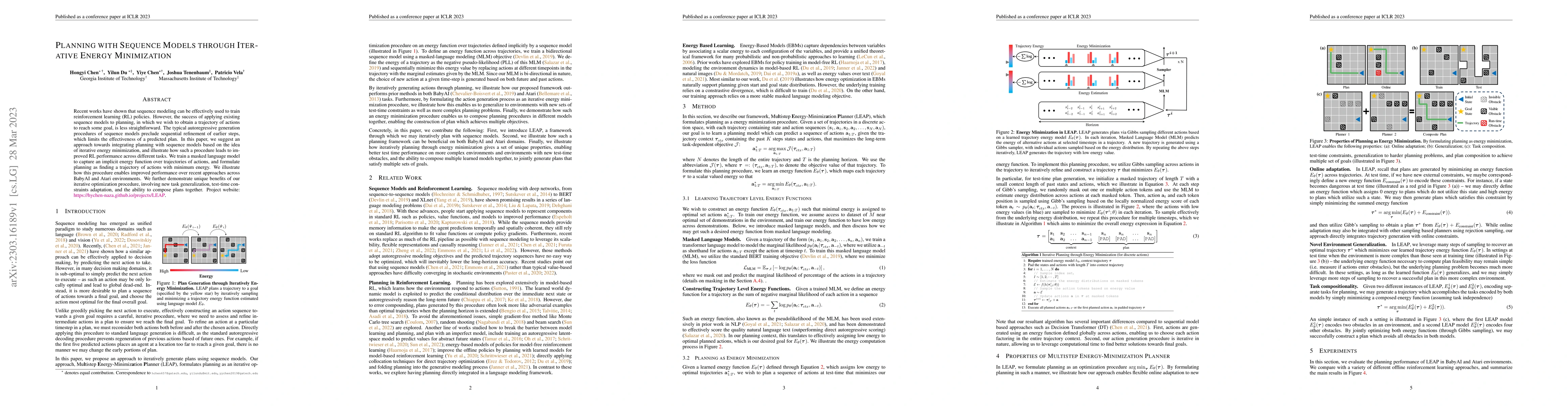 Thumbnail for Planning with Sequence Models through Iterative Energy Minimization