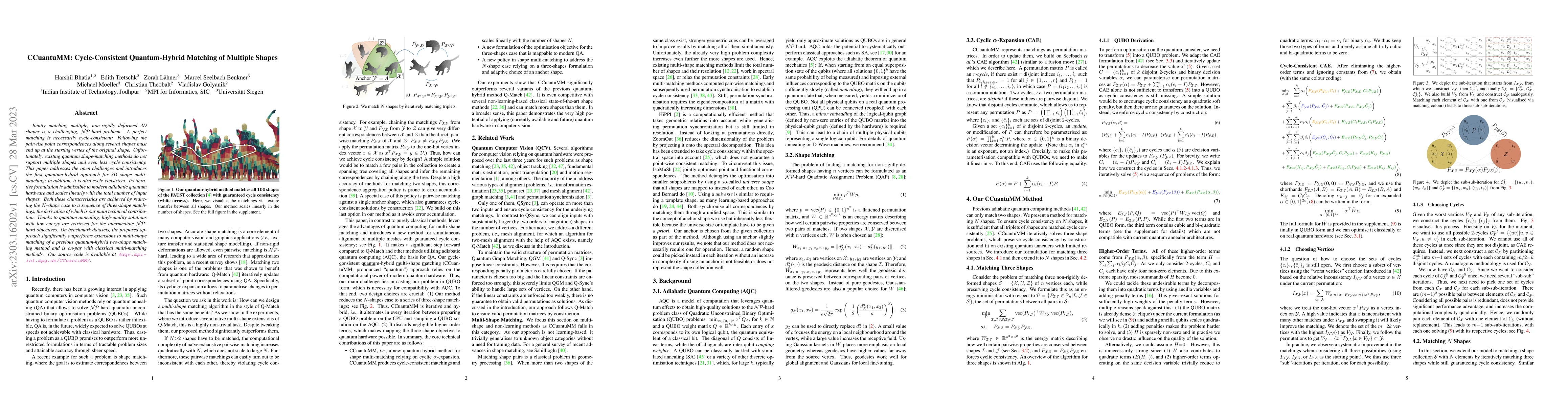 Thumbnail for CCuantuMM: Cycle-Consistent Quantum-Hybrid Matching of Multiple Shapes