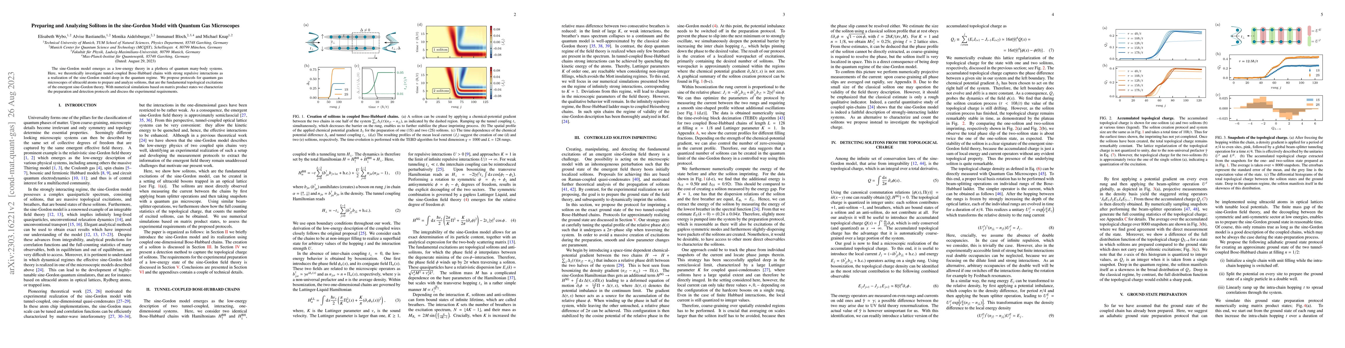 Thumbnail for Preparing and Analyzing Solitons in the sine-Gordon Model with Quantum
  Gas Microscopes