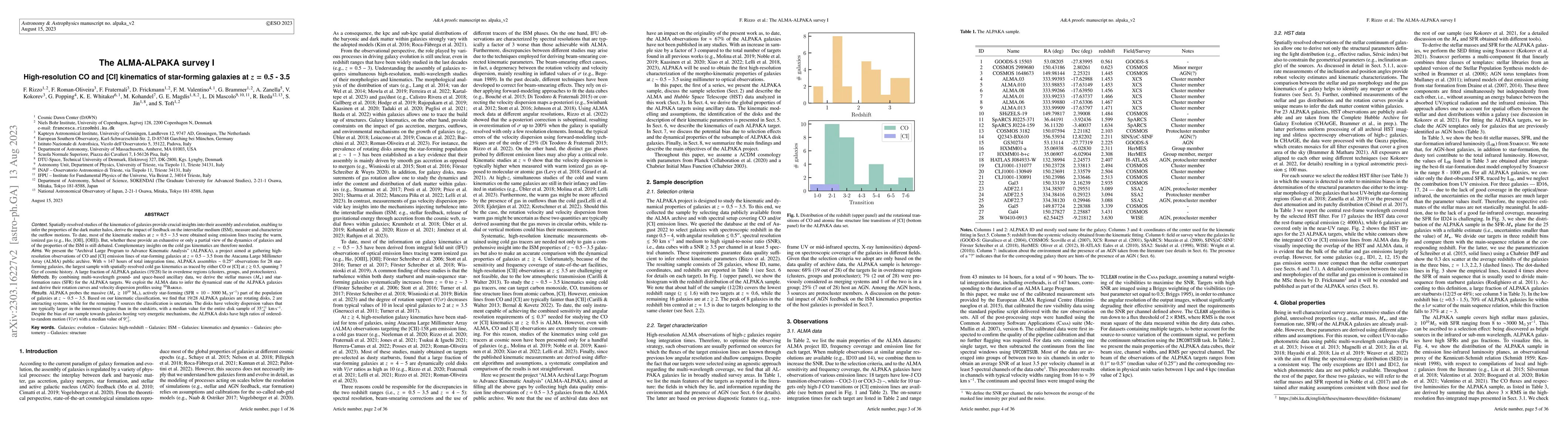 Thumbnail for The ALMA-ALPAKA survey I: high-resolution CO and [CI] kinematics of
  star-forming galaxies at z = 0.5-3.5