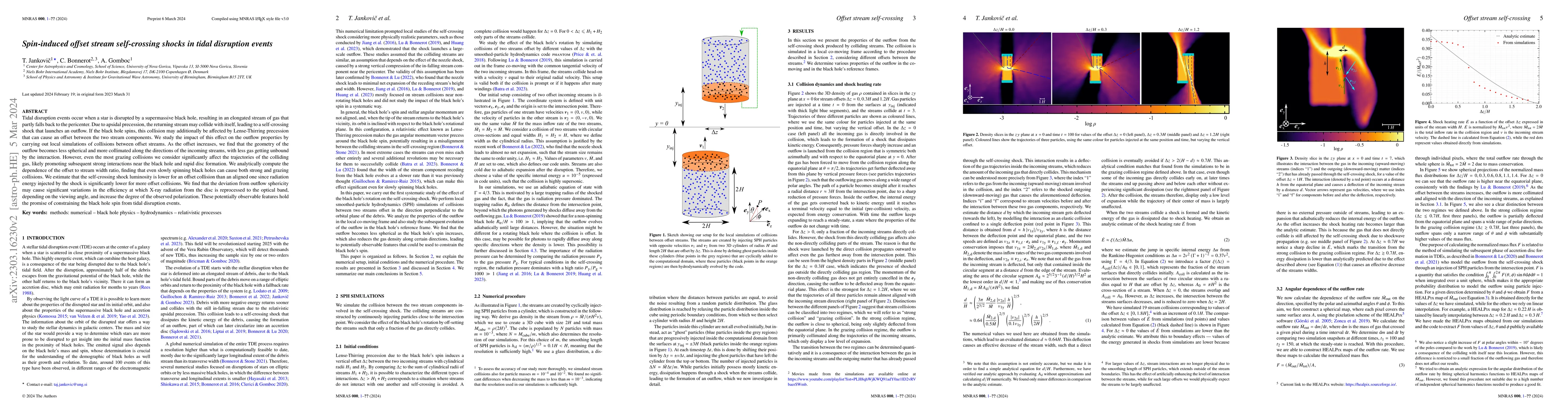 Thumbnail for Spin-induced offset stream self-crossing shocks in tidal disruption
  events