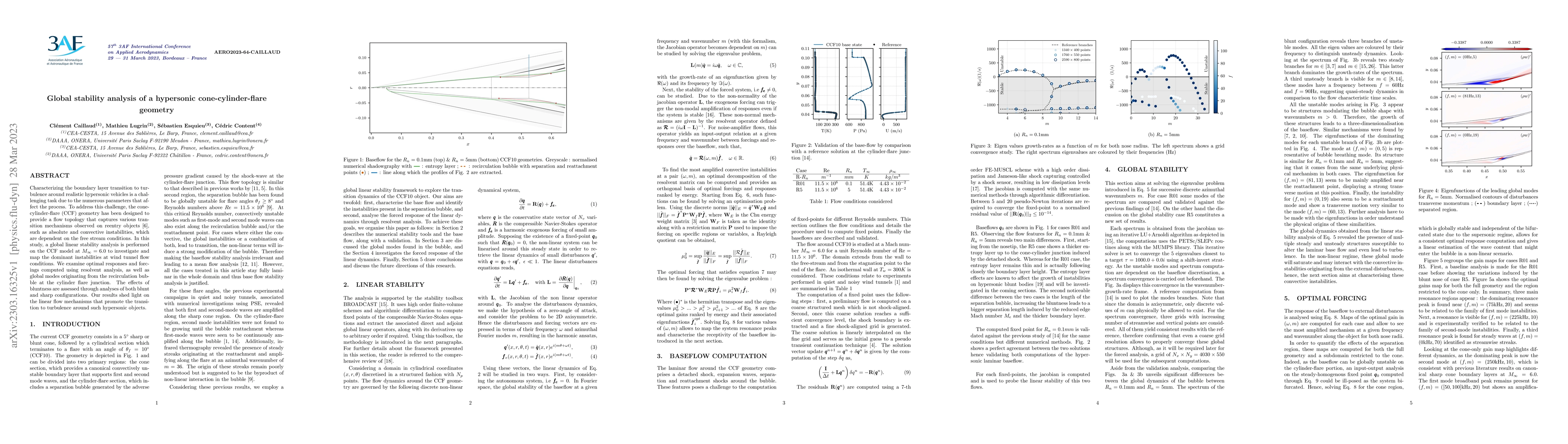 Thumbnail for Global stability analysis of a hypersonic cone-cylinder-flare geometry